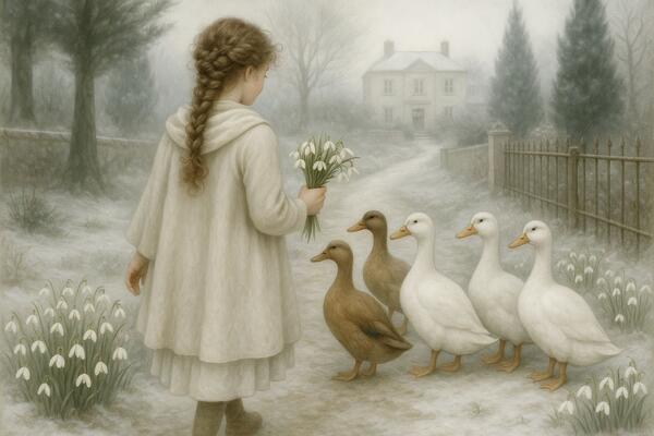 Karte 47 - Schneeglöckchenliebe