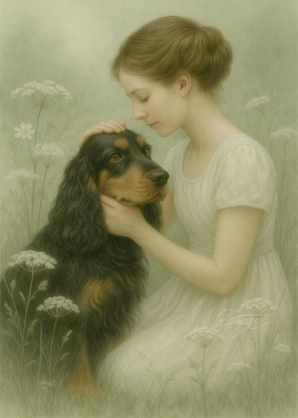 Karte 18 - Mädchen mit Joy 